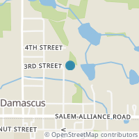 Map location of 14843 Floral St, Damascus OH 44619