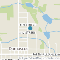 Map location of 14817 French St, Damascus OH 44619
