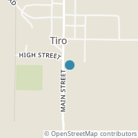 Map location of 115 S Main St, Tiro OH 44887