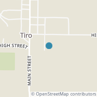 Map location of 113 S Robinson St, Tiro OH 44887