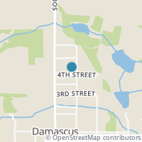 Map location of 15962 4Th St, Damascus OH 44619
