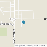 Map location of 105 S Robinson St, Tiro OH 44887