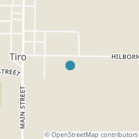 Map location of 314 Hilborn Ave, Tiro OH 44887