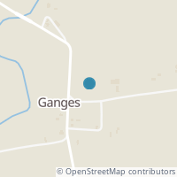 Map location of 5558 Ganges Five Points Rd, Shiloh OH 44878