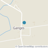 Map location of 5558 Ganges Five Points Rd, Shiloh OH 44878