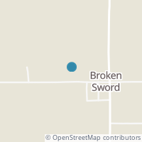 Map location of 1954 Brokensword Rd, Bucyrus OH 44820