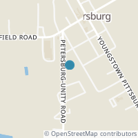 Map location of 14313 14321 Petersburg Rd, Petersburg OH 44454