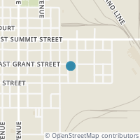 Map location of 929 E Grant St, Alliance OH 44601