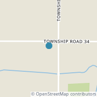 Map location of 5967 Township Road 34, Rawson OH 45881