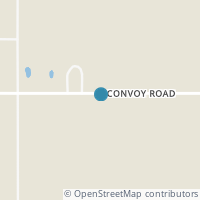Map location of 5186 Convoy Rd, Convoy OH 45832