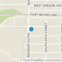 Map location of 245 S Johnson Rd, Sebring OH 44672
