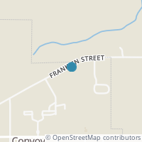 Map location of 521 Franklin St, Convoy OH 45832