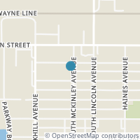 Map location of 119 S Mckinley Ave, Alliance OH 44601