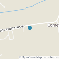 Map location of 148 1/2 E Comet Rd, Clinton OH 44216