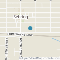 Map location of 165 E Pennsylvania Ave, Sebring OH 44672