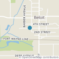Map location of 13600 Church St, Beloit OH 44609