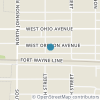 Map location of 587 W Oregon Ave, Sebring OH 44672