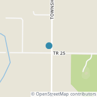 Map location of 5988 Township Road 25, Rawson OH 45881