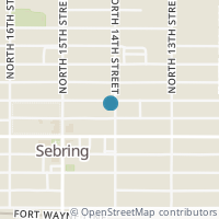 Map location of 196 E Maryland Ave, Sebring OH 44672