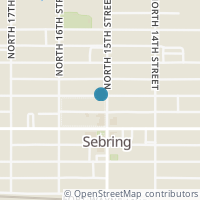 Map location of 395 N 15Th St, Sebring OH 44672