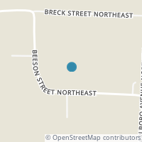 Map location of 9363 Beeson St NE, Louisville OH 44641