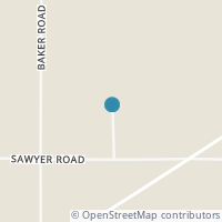 Map location of 7860 Sawyer Rd, Tiro OH 44887