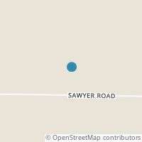 Map location of 7324 Sawyer Rd, Tiro OH 44887