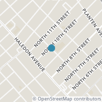 Map location of 256 N 10Th St #2, Prospect Park NJ 7508
