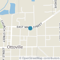 Map location of 261 E Main St, Ottoville OH 45876