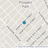 Map location of 278 N 11Th St, Prospect Park NJ 7508