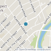 Map location of 358 N 8Th St, Prospect Park NJ 7508