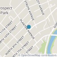 Map location of 347 N 8Th St, Prospect Park NJ 7508