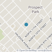 Map location of 109 N 12Th St, Prospect Park NJ 7508