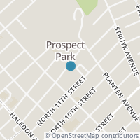 Map location of 166 N 12Th St, Prospect Park NJ 7508