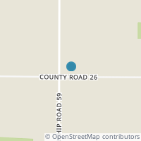 Map location of 6106 County Road 26, Rawson OH 45881