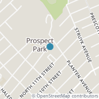 Map location of 178 N 12Th St, Prospect Park NJ 7508