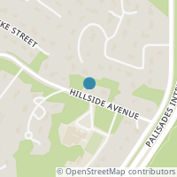 Map location of 493 Hillside Ave, Alpine NJ 7620