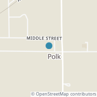 Map location of 102 W Congress St, Polk OH 44866