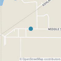 Map location of 527 Middle St, Polk OH 44866