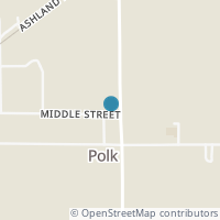 Map location of 413 N Main St, Polk OH 44866