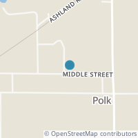 Map location of 510 Middle St, Polk OH 44866