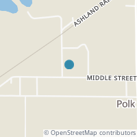 Map location of 518 Middle St, Polk OH 44866