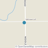 Map location of 19988 Wetzel Rd, Middle Point OH 45863