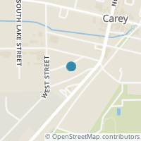 Map location of 340 Maple Ave, Carey OH 43316
