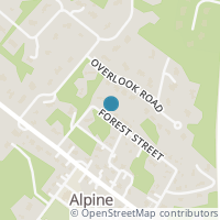 Map location of 19 Forest St, Alpine NJ 7620
