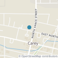 Map location of 114 W North St, Carey OH 43316