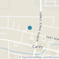 Map location of 128 W North St, Carey OH 43316