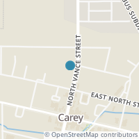 Map location of 222 N Vance St, Carey OH 43316