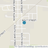 Map location of 109 S Main St, Rawson OH 45881