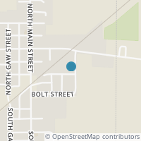 Map location of 306 George St, Rawson OH 45881